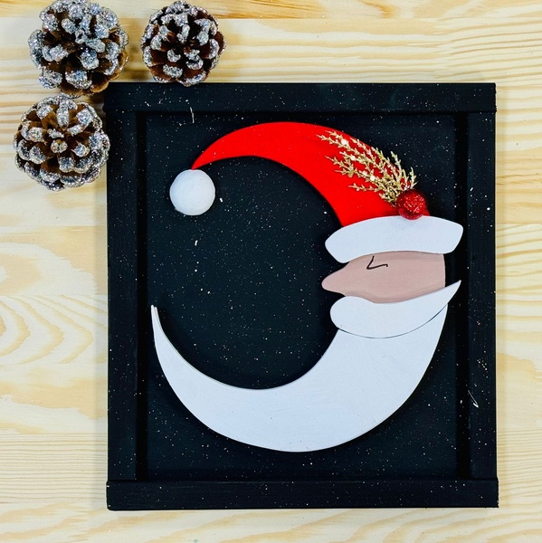 Мастер-класс «Луна в рамке» от Опилкино